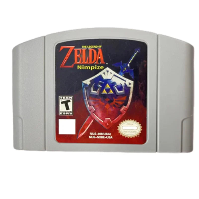 ZELDA Series Ocarina Of Time - N64 USA Version