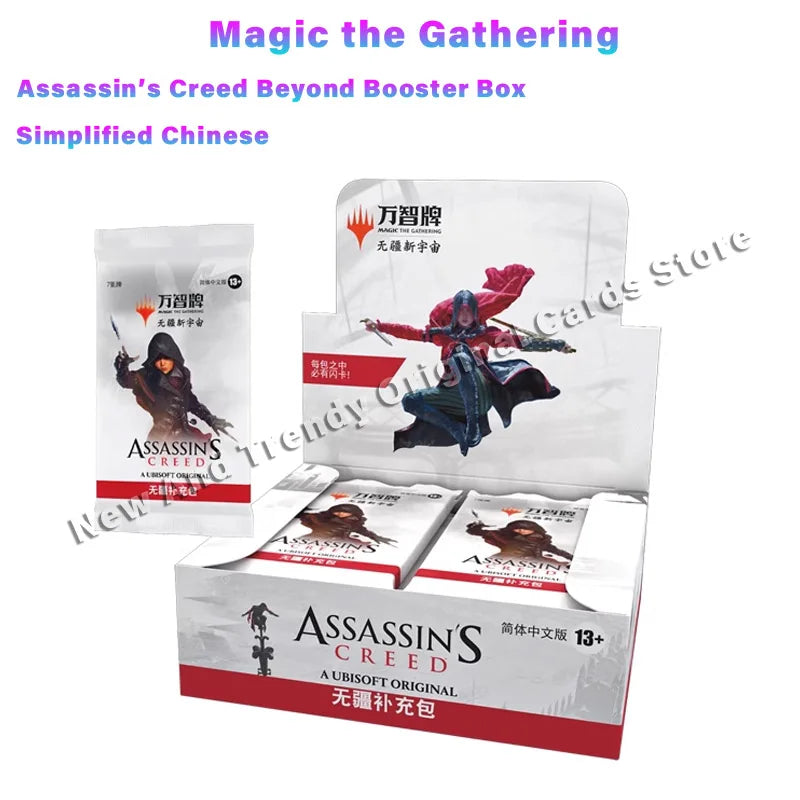 Magic The Gathering Assassin’s Creed Bundle, Beyond Booster Box, Collector Booster Box, Starter Kit TCG Card Game Gift Collectible