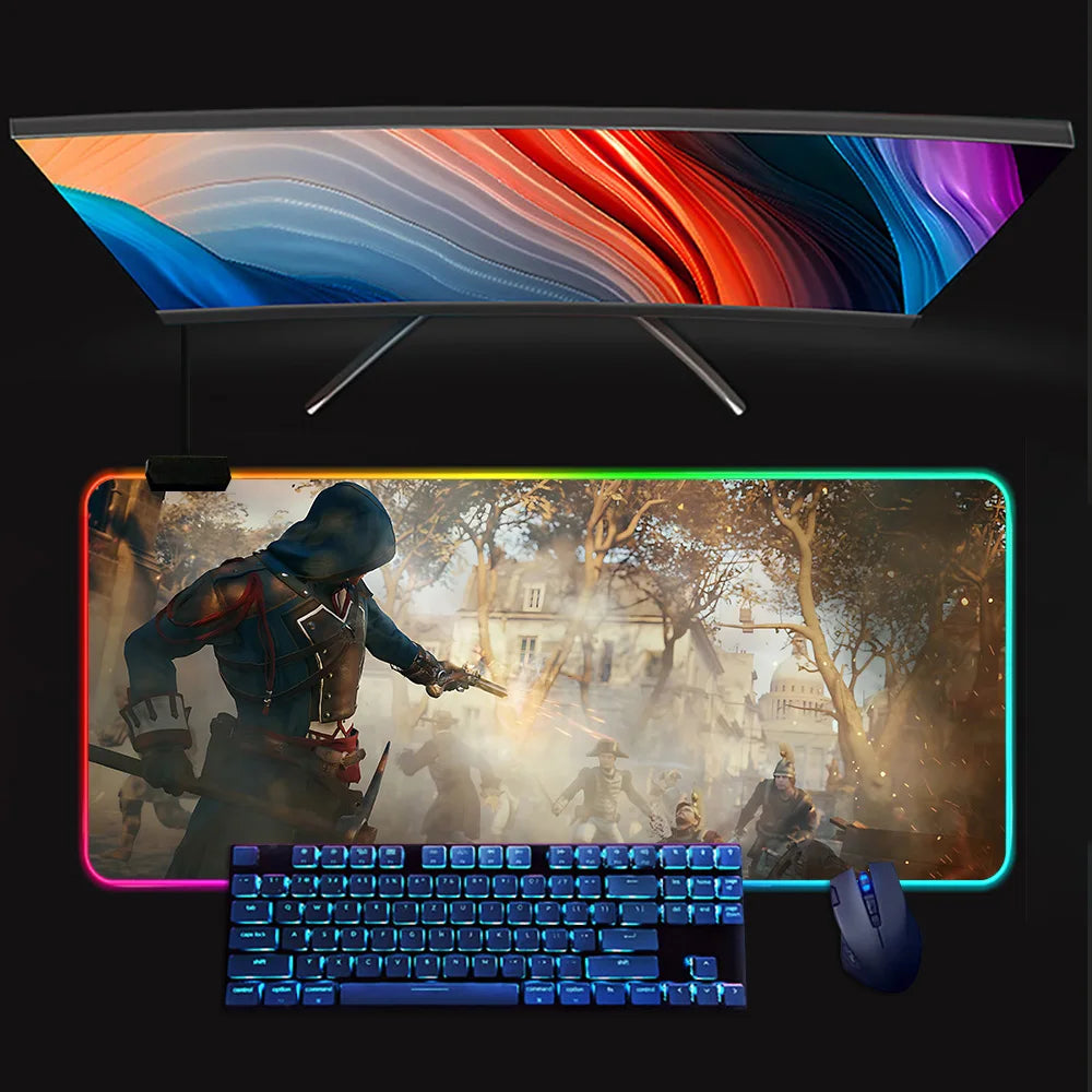 Assassins Creed Mouse Pad Mousepad [LED]