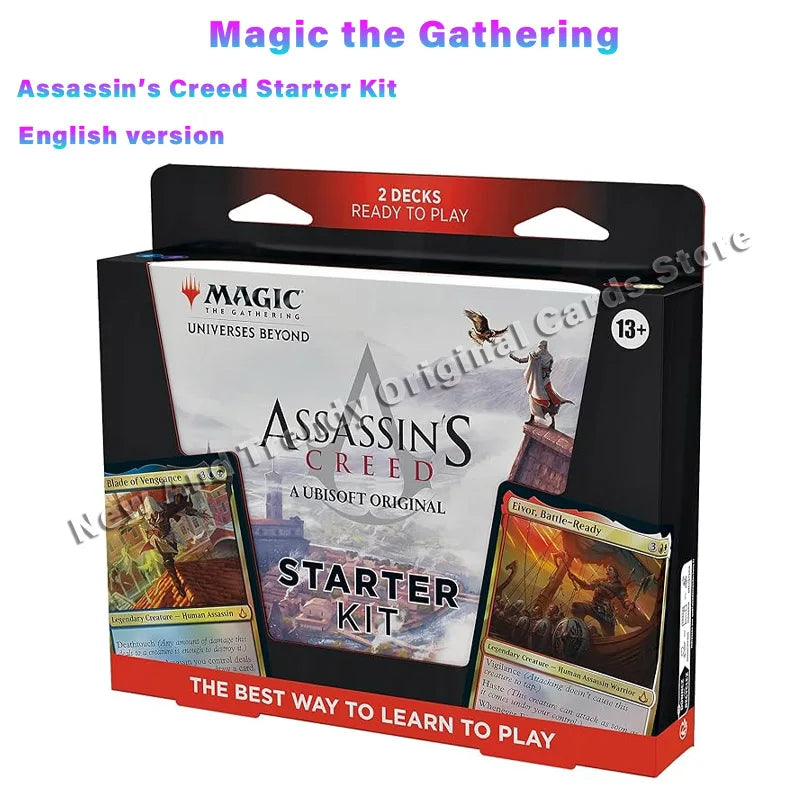 Magic The Gathering Assassin’s Creed Bundle, Beyond Booster Box, Collector Booster Box, Starter Kit TCG Card Game Gift Collectible