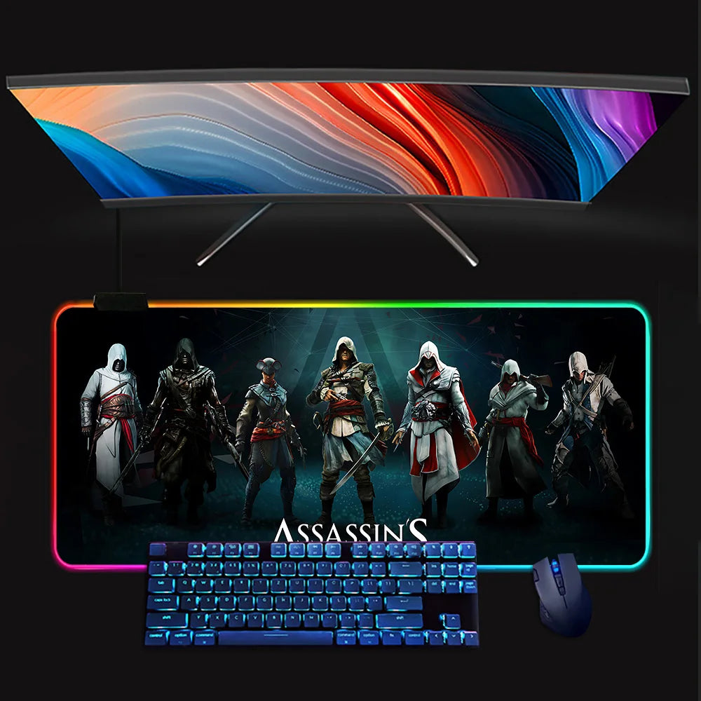 Assassins Creed Mouse Pad Mousepad [LED]
