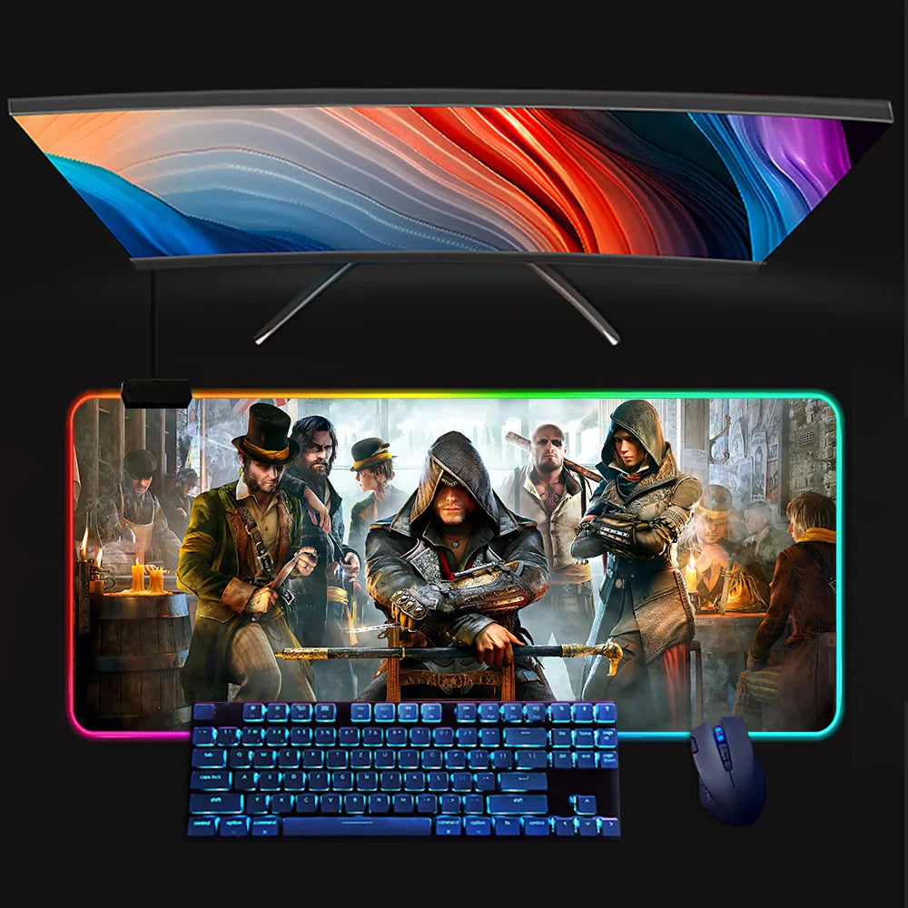 Assassins Creed Mouse Pad Mousepad [LED]