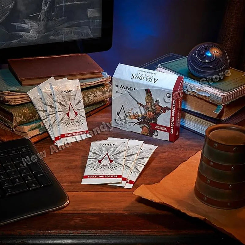 Magic The Gathering Assassin’s Creed Bundle, Beyond Booster Box, Collector Booster Box, Starter Kit TCG Card Game Gift Collectible