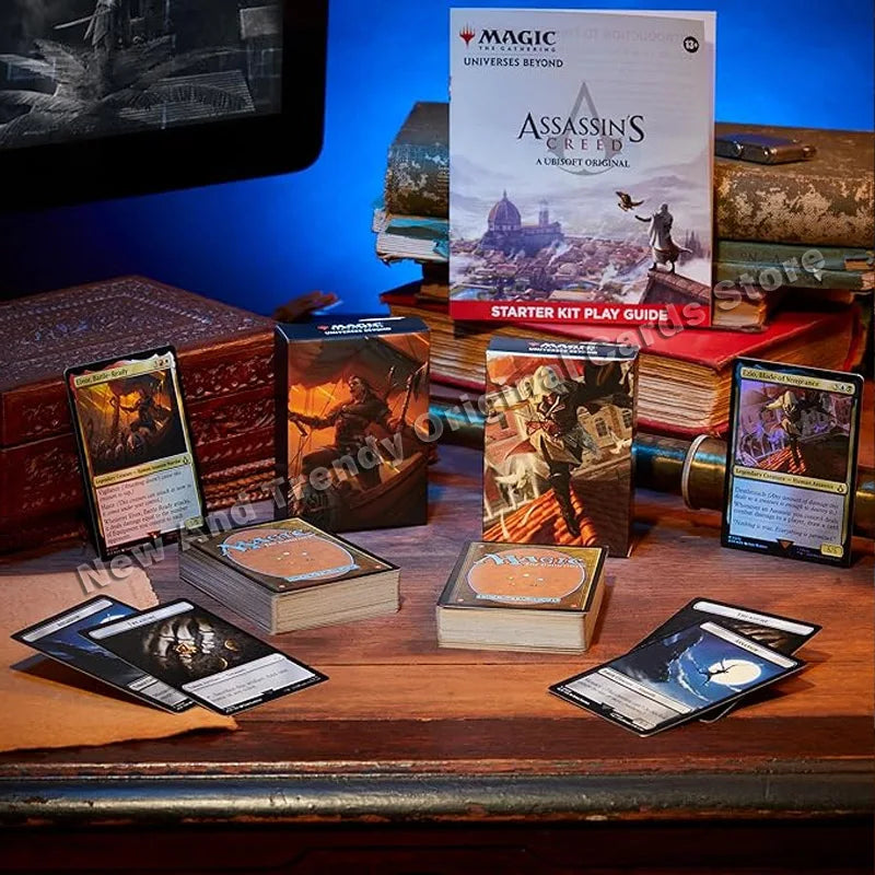 Magic The Gathering Assassin’s Creed Bundle, Beyond Booster Box, Collector Booster Box, Starter Kit TCG Card Game Gift Collectible