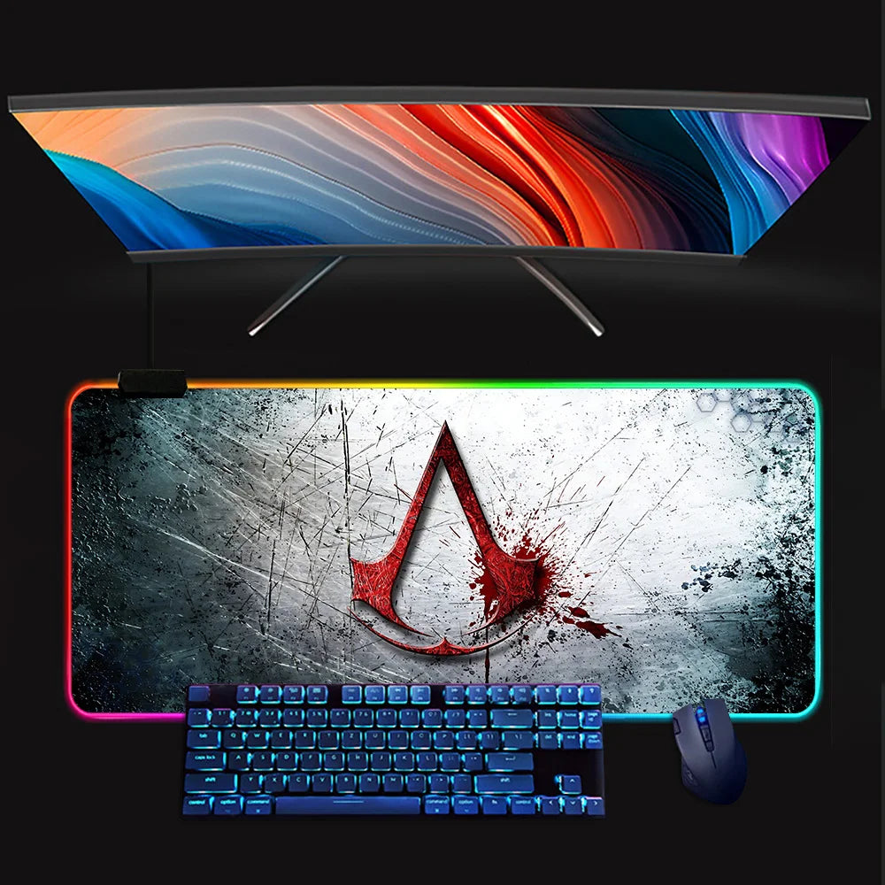 Assassins Creed Mouse Pad Mousepad [LED]